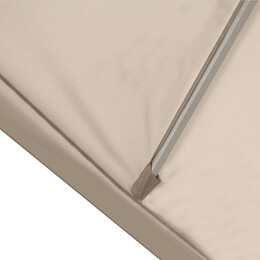 Ομπρέλα Κήπου Dylan Megapap Αλουμινίου Χρώμα Εκρού 3x3m.