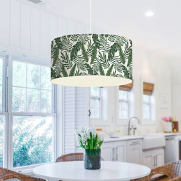 Φωτιστικό Οροφής Alamea Megapap e27 Υφασμάτινο Μονόφωτο Πολύχρωμο Φ38x70εκ.