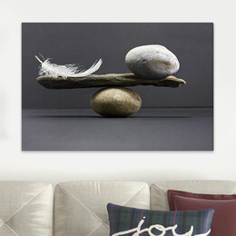 Πίνακας σε Καμβά "balance" Megapap Ψηφιακής Εκτύπωσης 100x70x3εκ.