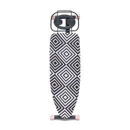 Σιδερώστρα Ρούχων Valeria Perilla Μεταλλική Χρώμα Ανθρακί 124x43x90εκ.