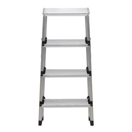 Σκάλα Double Step Perilla Αλουμινίου 4+4 Σκαλοπάτια 82,5εκ.