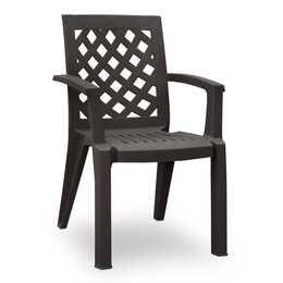 Σετ Τραπεζαρία Κήπου Callan Megapap 5τμχ Πολυπροπυλενίου Τραπέζι 140x70 - Πολυθρόνα Χρώμα Καφέ S_gp046-0003,1+gp046-0004,3x4