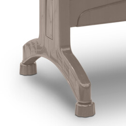 Σετ Τραπεζαρία Κήπου Callan Megapap 5τμχ Πολυπροπυλενίου Τραπέζι 140x70 - Πολυθρόνα Recycled Χρώμα Cappuccino S_gp046-0003,2+gp046-0001,3x4