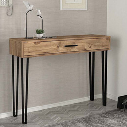 Κονσόλα Μελαμίνης Rochel Megapap Χρώμα Atlantic Pine 120x35x89,8εκ.