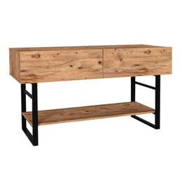 Κονσόλα Μελαμίνης Aron Megapap Χρώμα Atlantic Pine 138,8x41x75,7εκ.