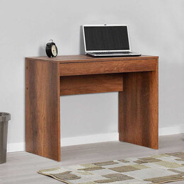 Γραφείο Εργασίας Vareno Megapap από Μελαμίνη Χρώμα Καρυδί 90x55x75εκ.