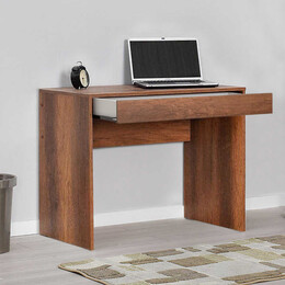 Γραφείο Εργασίας Vareno Megapap από Μελαμίνη Χρώμα Καρυδί 90x55x75εκ.