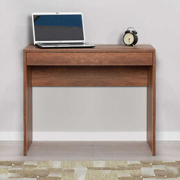 Γραφείο Εργασίας Vareno Megapap από Μελαμίνη Χρώμα Καρυδί 90x55x75εκ.