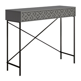 Κονσόλα Giovanni Megapap Μεταλλική - Μελαμίνης Χρώμα Ανθρακί 110x35,6x90εκ.