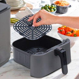 Φριτέζα Αέρος - Airfryer Luxell με Αποσπώμενο Κάδο 7,5lt Χρώμα Μαύρο 1550-1850w