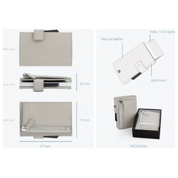 Ogon Πορτοφόλι & Θήκη Καρτών / Cascade Zipper Wallet Snap Titanium Black 3760127770909