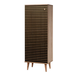 Παπουτσοθήκη - Ντουλάπι Soho Megapap από Μελαμίνη Χρώμα Sonoma 50x38x135εκ.