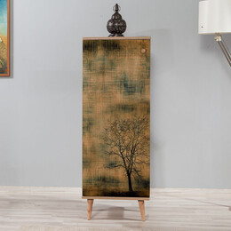 Παπουτσοθήκη - Ντουλάπι Soho Megapap από Μελαμίνη Χρώμα Sonoma 50x38x135εκ.