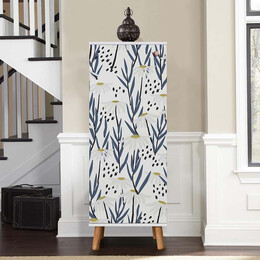 Ντουλάπι Κουζίνας/μπάνιου - Παπουτσοθήκη Assiri Megapap από Μελαμίνη Χρώμα Λευκό 50x38x135εκ.