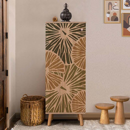 Παπουτσοθήκη - Ντουλάπι Soho Megapap από Μελαμίνη Χρώμα Sonoma 50x38x135εκ.