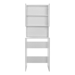 Έπιπλο Πλυντηρίου Ceza Megapap από Μελαμίνη Χρώμα Λευκό 65x60x182εκ.