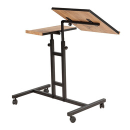 Τραπεζάκι Βοηθητικό - Laptop Frenk Megapap Πολυμορφικό Μεταλλικό - Μελαμίνης Χρώμα Atlantic Pine 67x45,5x62/87εκ.