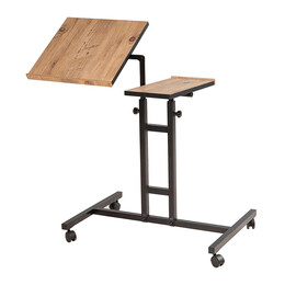 Τραπεζάκι Βοηθητικό - Laptop Frenk Megapap Πολυμορφικό Μεταλλικό - Μελαμίνης Χρώμα Atlantic Pine 67x45,5x62/87εκ.