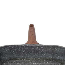 Estia Γκριλιερα Stone Αντικολλητικη Χυτου Αλουμινιου 28cm