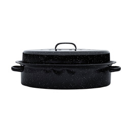 Estia Γαστρα Enamel Εμαγιε 46x32x18cm 7.8lt με Σχαρα