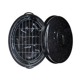 Estia Γαστρα Enamel Εμαγιε 46x32x18cm 7.8lt με Σχαρα