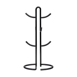 Estia Βαση για Κουπες Nickel Black απο Κραμα Ψευδαργυρου 6 Θεσεων