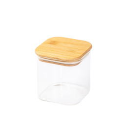Estia Δοχειο Αποθηκευσης Bamboo Essentials 550ml Γυαλινο με Καπάκι