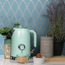 Estia Βραστηρας Retro Epoque Ανοξειδωτος 2200w 1.7lt Mint