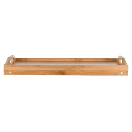 Estia Δισκος Σερβιρισματος Bamboo Essentials 50x30x21cm με Αναδιπλουμενα Ποδια