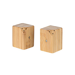 Estia Δοχειο για Αλατι & Πιπερι Bamboo Essentials με Μαγνητη σετ 2 Τεμ.
