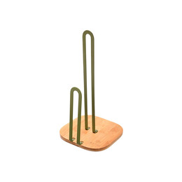 Estia Βαση για Ρολο Κουζινας Bamboo Essentials Μεταλλικη 16x16x31.3cm Λαδι