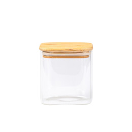 Estia Δοχειο Αποθηκευσης Bamboo Essentials 550ml Γυαλινο με Καπάκι