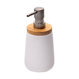 Estia Αντλια Σαπουνιου Baμboo Essentials Πορσελανης 360ml Λευκη