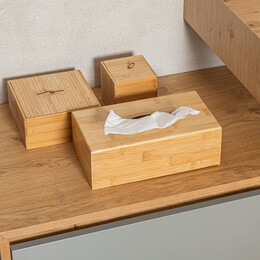 Estia Θηκη για Χαρτομαντηλα Bamboo Essentials 24x14x8.5cm