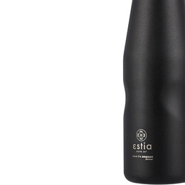 Estia Θερμος Travel Flask Save the Aegean 500ml Midnight Black