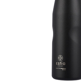 Estia Θερμος Travel Flask Save the Aegean 750ml Midnight Black