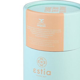 Estia Θερμος Travel mug Save the Aegean 350ml Bermuda Green