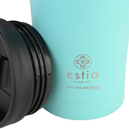 Estia Θερμος Travel mug Save the Aegean 500ml Bermuda Green