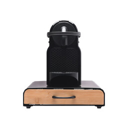 Estia Θηκη για Καψουλες Espresso Bamboo Essentials Μεταλλικη Συρταρωτη 60 Θεσεων Μαυρη