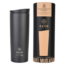 Estia Θερμος Travel mug Save the Aegean 500ml Midnight Black