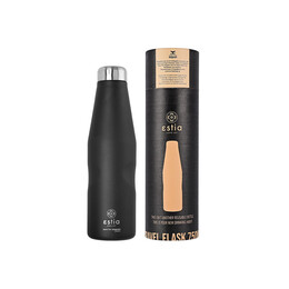 Estia Θερμος Travel Flask Save the Aegean 750ml Midnight Black