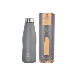 Estia Θερμος Travel Flask Save the Aegean 500ml Fjord Grey