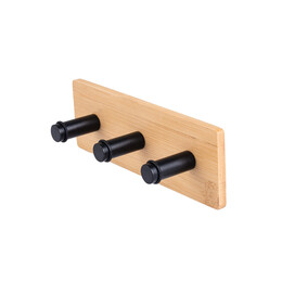 Estia Κρεμαστρα Επιτοιχια Bamboo Essentials Μεταλλικη 3 Θεσεων