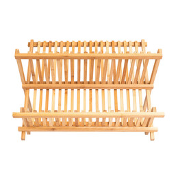 Estia Πιατοθηκη Bamboo Essentials Αναδιπλουμενη 2 Επιπεδων 42x27.5x38cm
