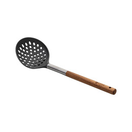 Estia Κουταλα Τρυπητη Stone Ναιλον 34cm με Ξυλινη Λαβη