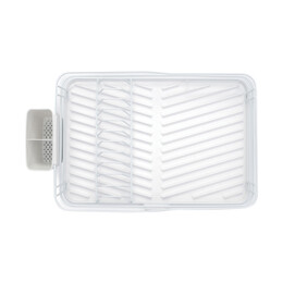 Estia Πιατοθηκη Μονη Μεταλλικη 43x31cm Λευκη