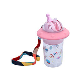 Estia Παγουρι Παιδικο Astro Πλαστικο 450ml Salmon Pink