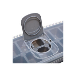 Estia Παγοθηκη Πλαστικη 14 Θεσεων με Καπακι Γκρι