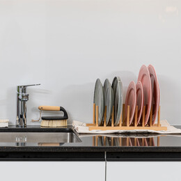 Estia Πιατοθηκη Bamboo Essentials Αναδιπλουμενη 2 Επιπεδων