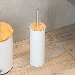 Estia Πιγκαλ Bamboo Essentials Μεταλλικο Λευκο